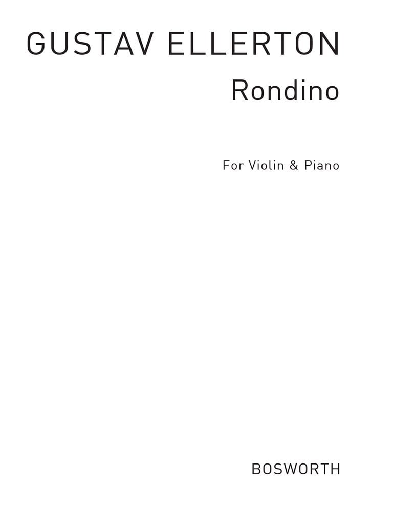 Rondino For Violin And Piano Op.18 No.4